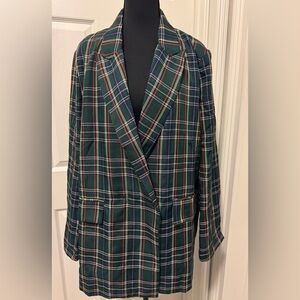 ODDY Green Plaid Blazer
